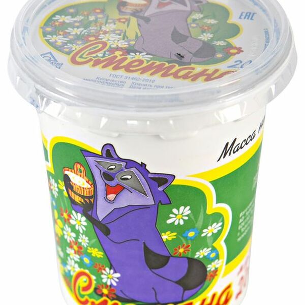 Сметана Тобольский Гормолзавод 20%