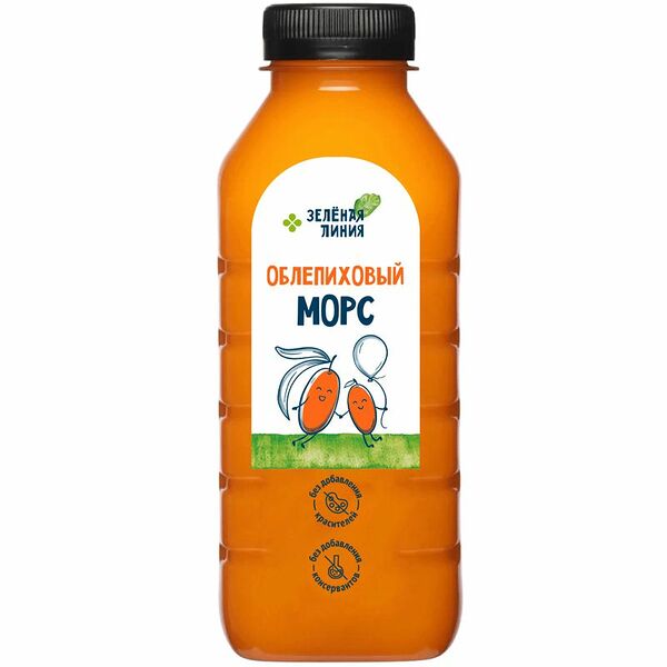 Морс облепиховый Зелёная Линия, 1л