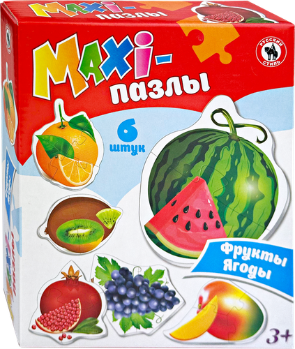 

Игра детская настольная Русский стиль Макси-пазлы, Арт. 2540 1 шт игра в ассортименте