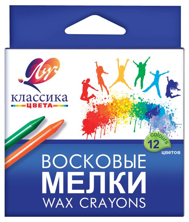 

Набор восковых мелков Луч Классика, 12 цветов