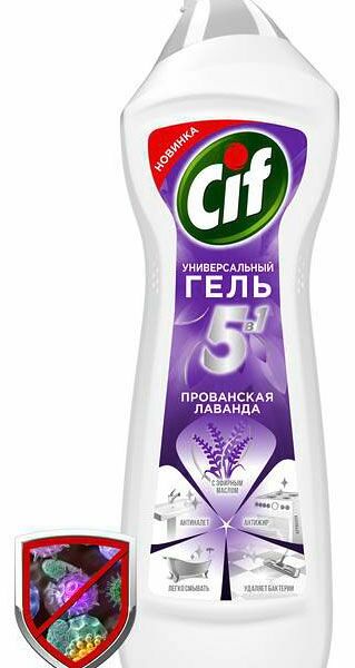 Универсальный гель Cif 5в1 Прованская лаванда