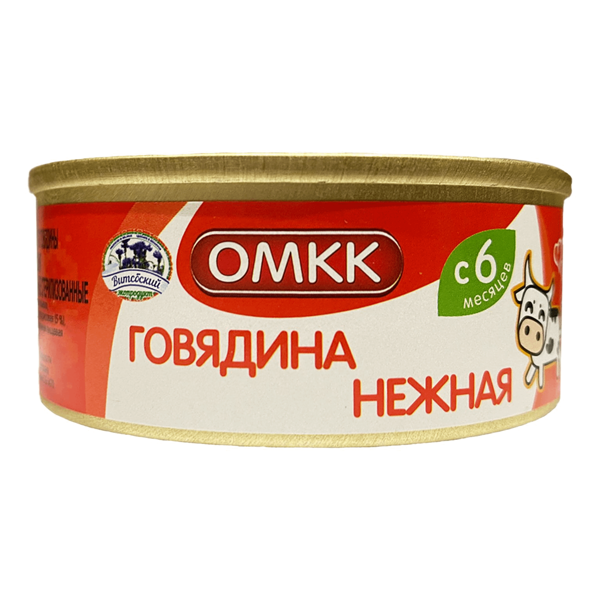 Пюре ОМКК говядина нежная 100 г