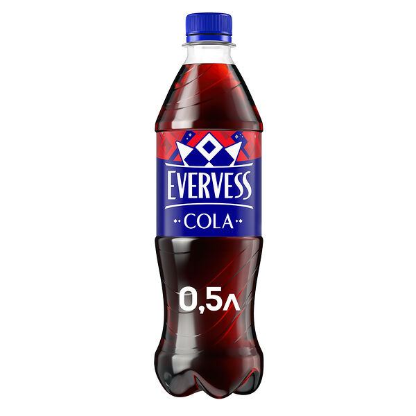 Газированный напиток Evervess Cola, 0.5 л