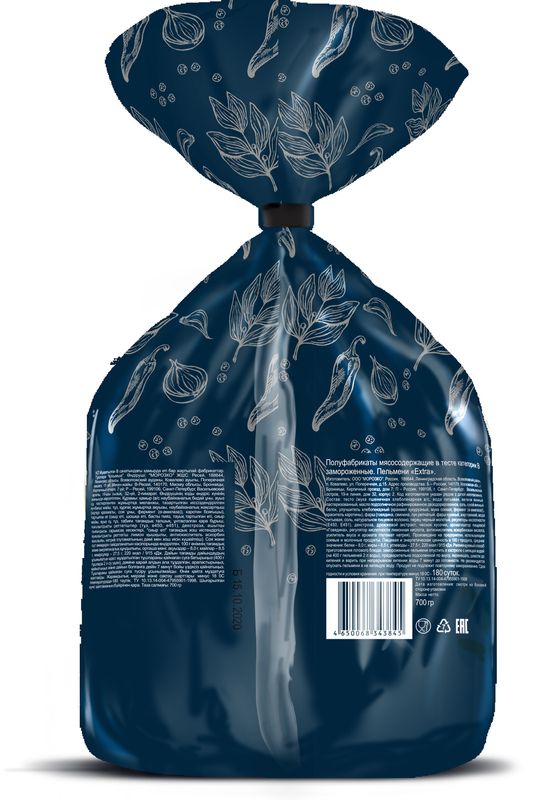 

Пельмени Caesar Extra с говядиной и свининой 700 г