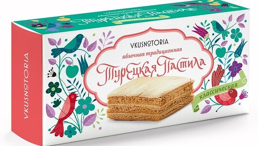 Пастила яблочная Vkusnotoria Турецкая традиционная классическая, 100 г