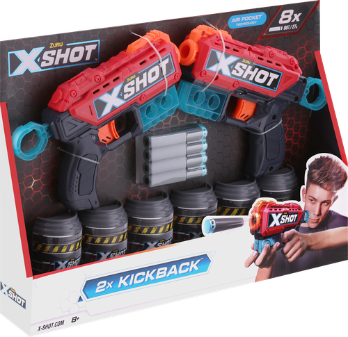 

Набор игровой для стрельбы Zuru X-Shot Ексель-Дабл Кикбек