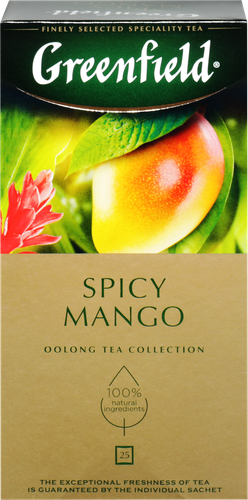 

Чай зеленый Greenfield Oolong Spicy Mango 37.5 г