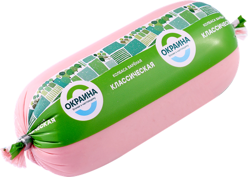 Колбаса вареная Окраина Классическая, 350г