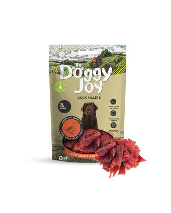 Лакомство для собак DOGGY JOY 50867 для крупных пород Утиные полоски 90г