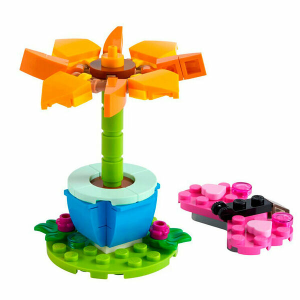 Набор LEGO Уникальные наборы 30417 Набор Садовый цветок и бабочка