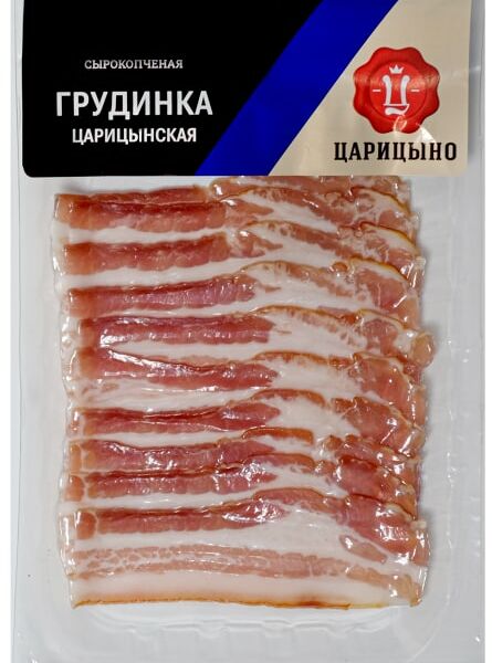 Грудинка Царицыно Царицынская сырокопченая нарезка 80г
