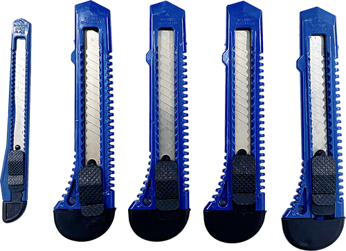 

Набор канцелярских ножей ЛЕНТА 15см, синий, Арт. 001459, 3шт