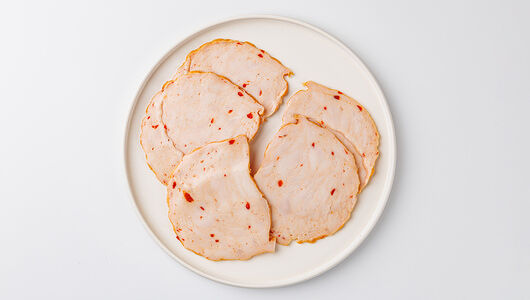 Ветчина из грудки индейки с паприкой, нарезка