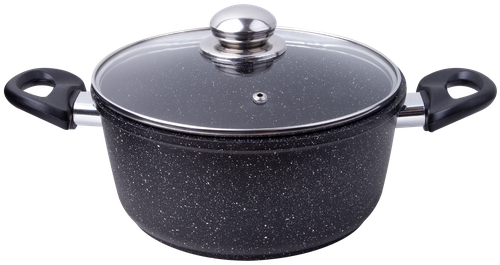 

Кастрюля HOMECLUB Marble, литой алюминий, стеклянная крышка 3.3л Арт. HC-3K