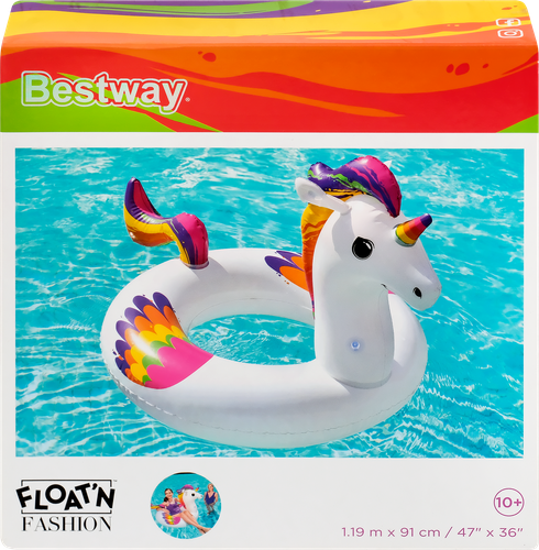 

Круг для плавания надувной BESTWAY Единорог d=136см, с ремкомплектом, Арт. 36159