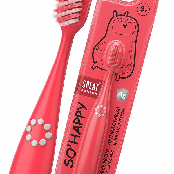 Зубная щетка мягкая Splat Junior (Сплат Джуниор) с ионами серебра с 5 лет, в ассортименте ТМ Splat (Сплат)