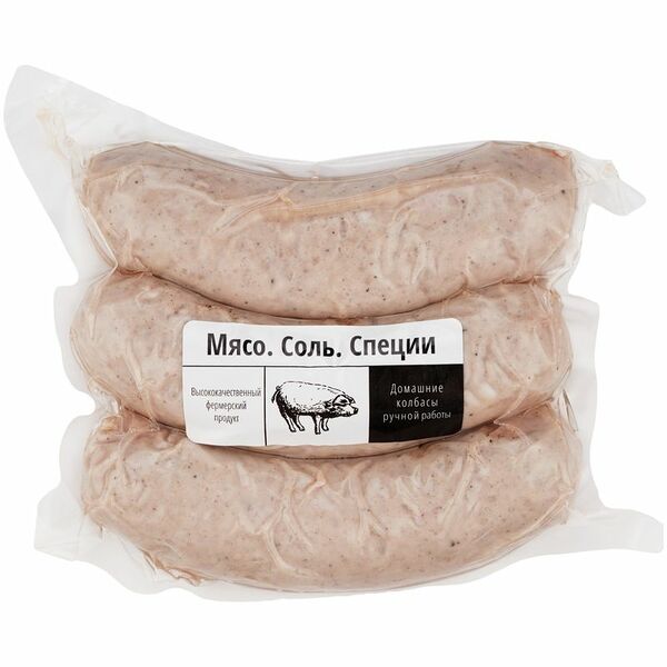 Сардельки Белые Мясо.Соль.Специи мясные варёные категории А вес