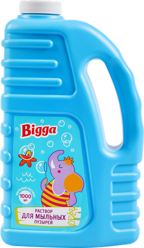 

Раствор для мыльных пузырей Bigga нелопающиеся пузыри, 1000мл