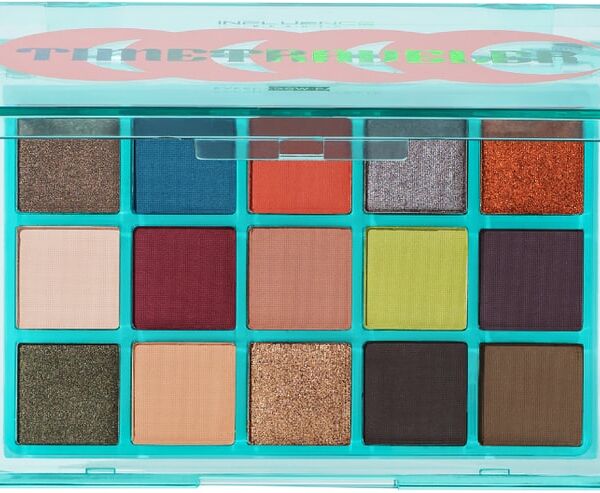 Палетка теней для век Influence Beauty Time Traveler нюдовая палитра 15г