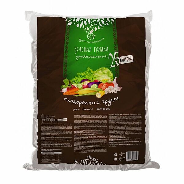 Грунт ЗЕЛЕНАЯ ГРЯДКА универсальный, 25л