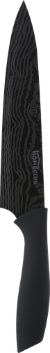 

Нож поварской HOMECLUB Black Wood 19см, нержавеющая сталь, ручка soft-touch