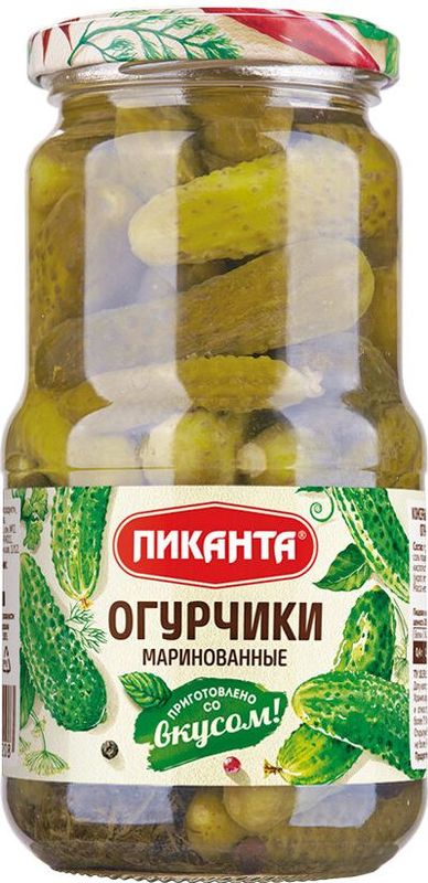 

Огурчики Пиканта маринованные 460 г