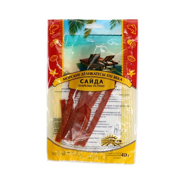 Сайда нарезка Теплый стан с перцем суш/вял 40г