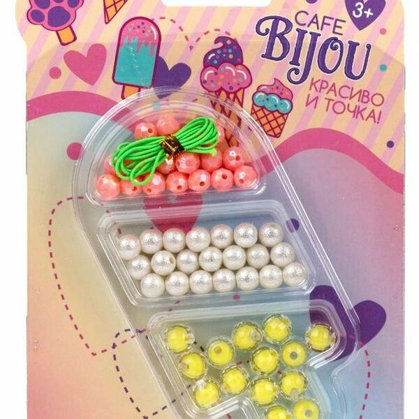 Набор бусин 1Toy Caf Bijou, 1 шт