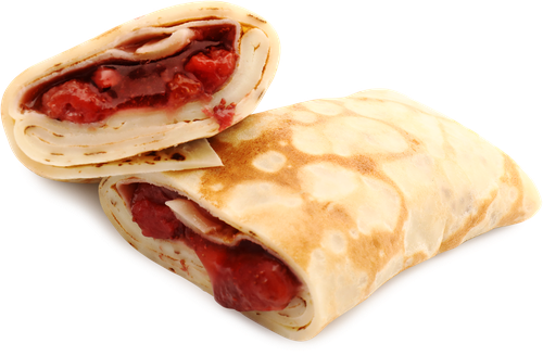 

Блинчики ЛЕНТА FRESH с клубникой вес до 300 г