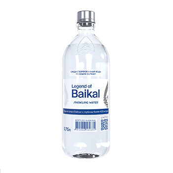 Вода Legend of Baikal питьевая газированная 0.75л