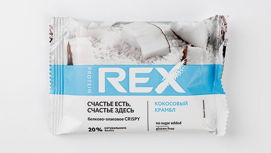 Протеиновое печенье Protein Rex Crispy кокосовый крамбл 55 г