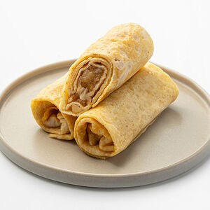 Блины с яблоком