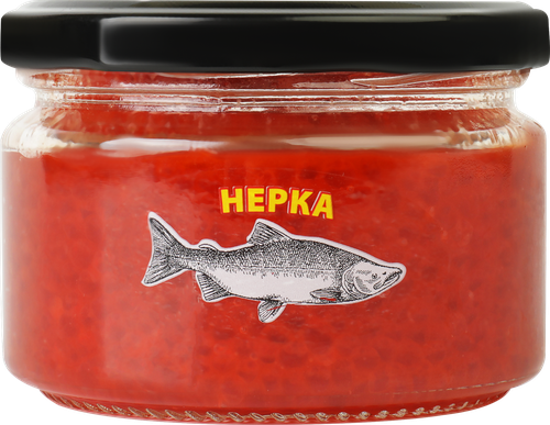 

Икра нерки Камчатское море лососевая зернистая 200 г