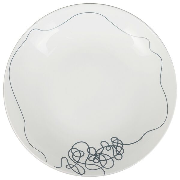 Тарелка суповая Кулинарк Абстракция 23 см стекло