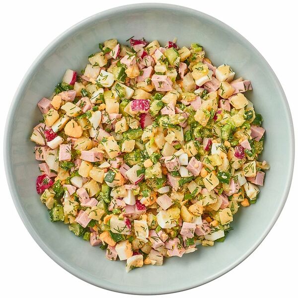 Смесь для окрошка с вареной колбасой