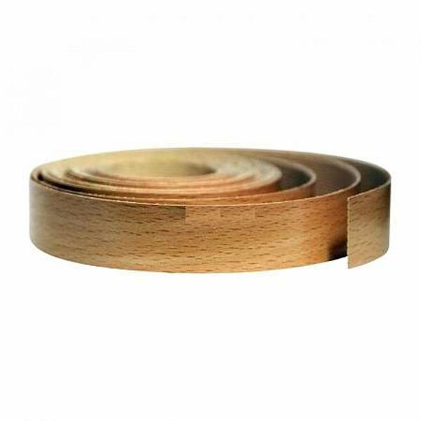 Кромочная лента меламиновая с клеем, 19 мм, 5 м, бук натуральный