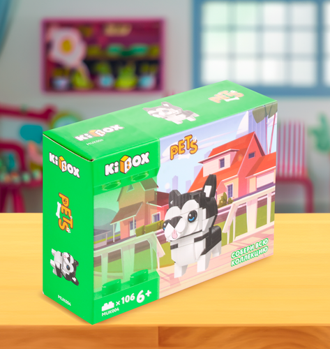 

Конструктор KIBOX Хаски, 106 деталей, Арт. MUK004