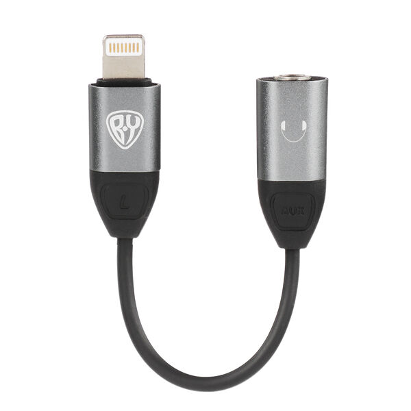By аудио-переходник ip - mini jack 3,5мм