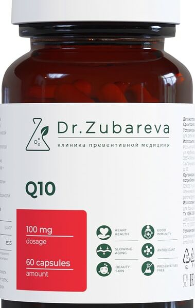 БАД Dr. Zubareva Коэнзим Q10 60 капсул