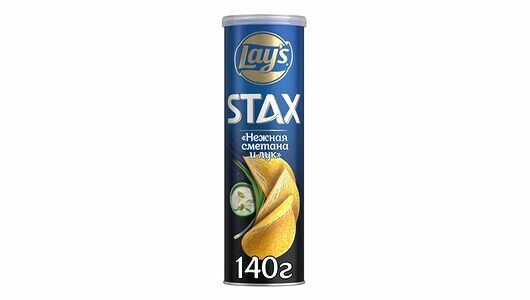 Чипсы картофельные Lay's Stax Нежная Сметана-Лук 140г