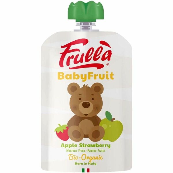 Пюре  Frulla яблоко-клубника с 6 месяцев, 100г