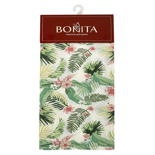 Полотенце кухонное Bonita Папоротник, 40х70 см, рогожка, хлопок