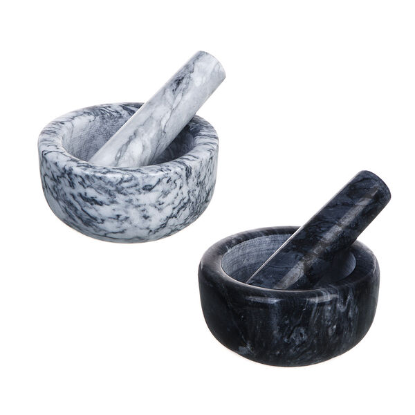 Vetta ступка с пестиком, 11,5x6см, мрамор, 2 цвета