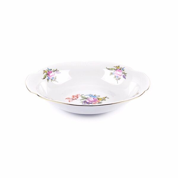 Салатник Камелия Мейсенский букет 16 см фарфор