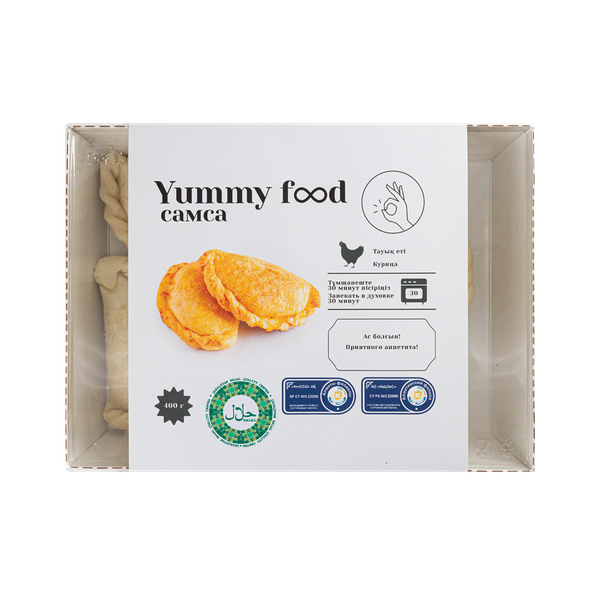 Самса Yummy Food домашняя с курицей замороженная 400 г