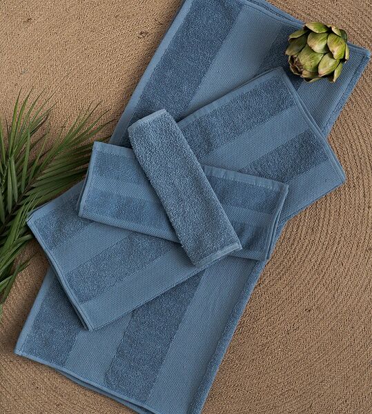 Полотенце махровое Конфетти, 100% хлопок, р. 50х90, цвет деним