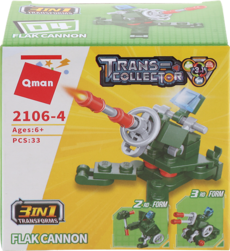 

Конструктор Qman Транспорт 1 шт., в ассортименте