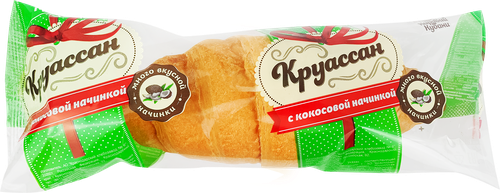 

Круассан КАРАВАЙ КУБАНИ с кокосовой начинкой, высший сорт, 75г