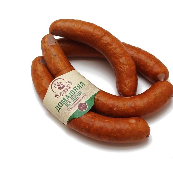 Колбаса Белорусская Традиция полукопченая Домашняя из Печи