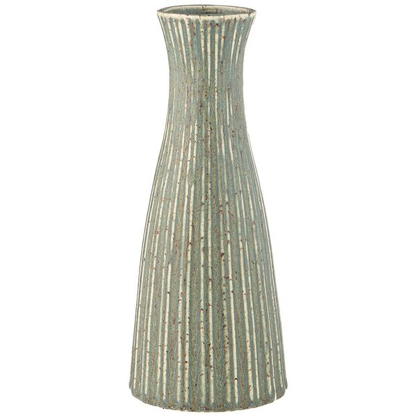 Ваза LEFARD, размер: 9х21.5 см, керамика, серый, бутыль